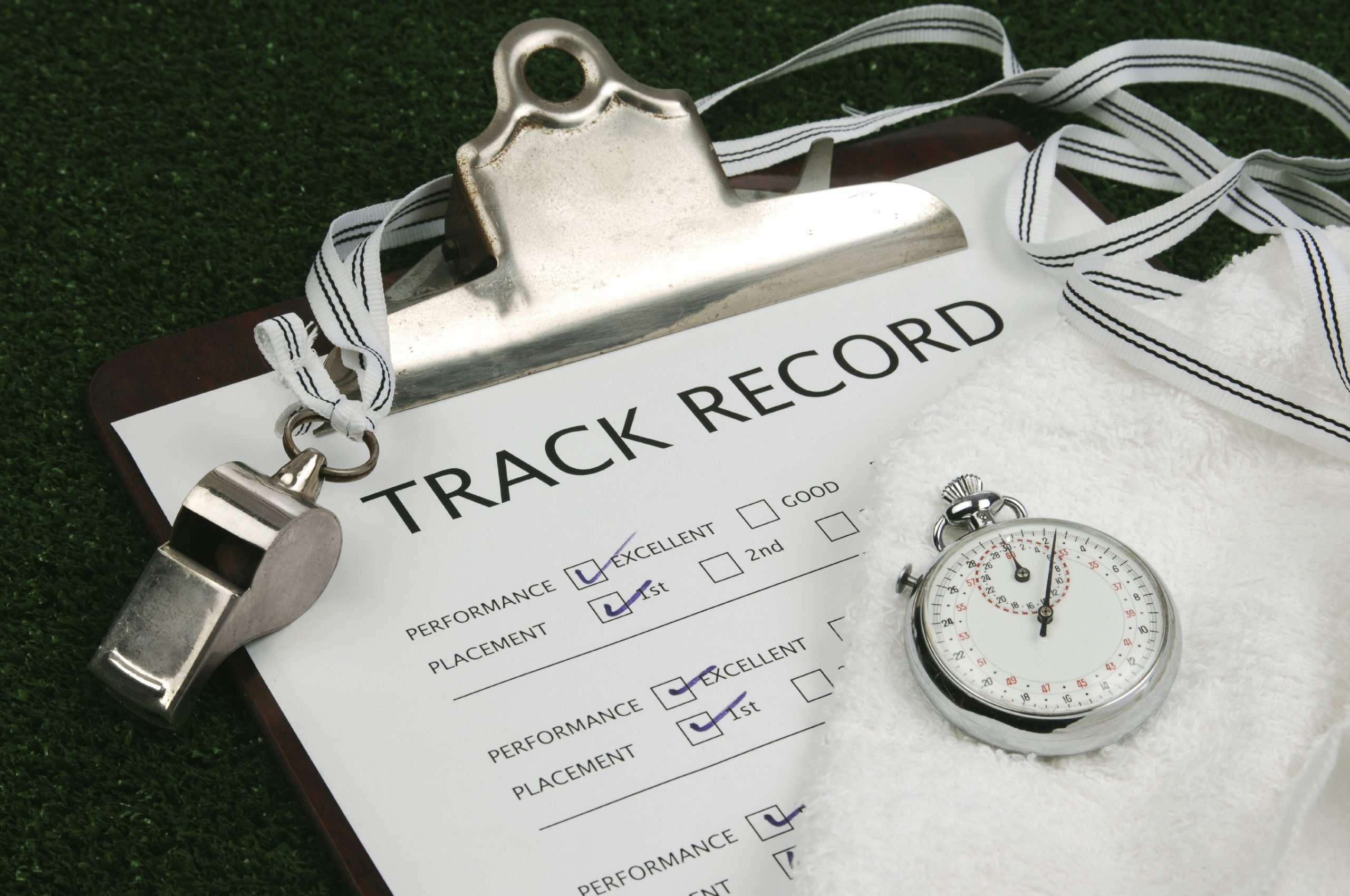 Track Record close-up